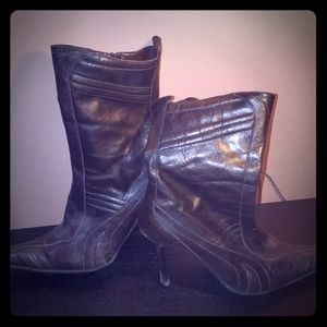 Italian leather boota